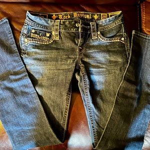 Rock Revival Size 25 stretch Sherry Easy Skinny Jeans